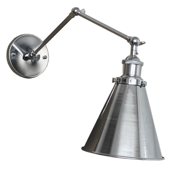 БРА 20TH C LIBRARY SINGLE SCONCE SILVER II Хром БРА 20TH C LIBRARY SINGLE SCONCE SILVER II Хром в Челябинске | Loft Concept