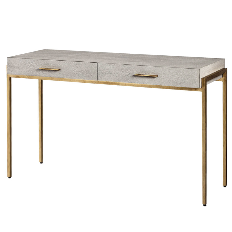 Gaston Stingray Texture Console Gray Консоль Серый скат Золотой Серый Gaston Stingray Texture Console Gray Консоль Серый скат Золотой Серый в Челябинске | Loft Concept