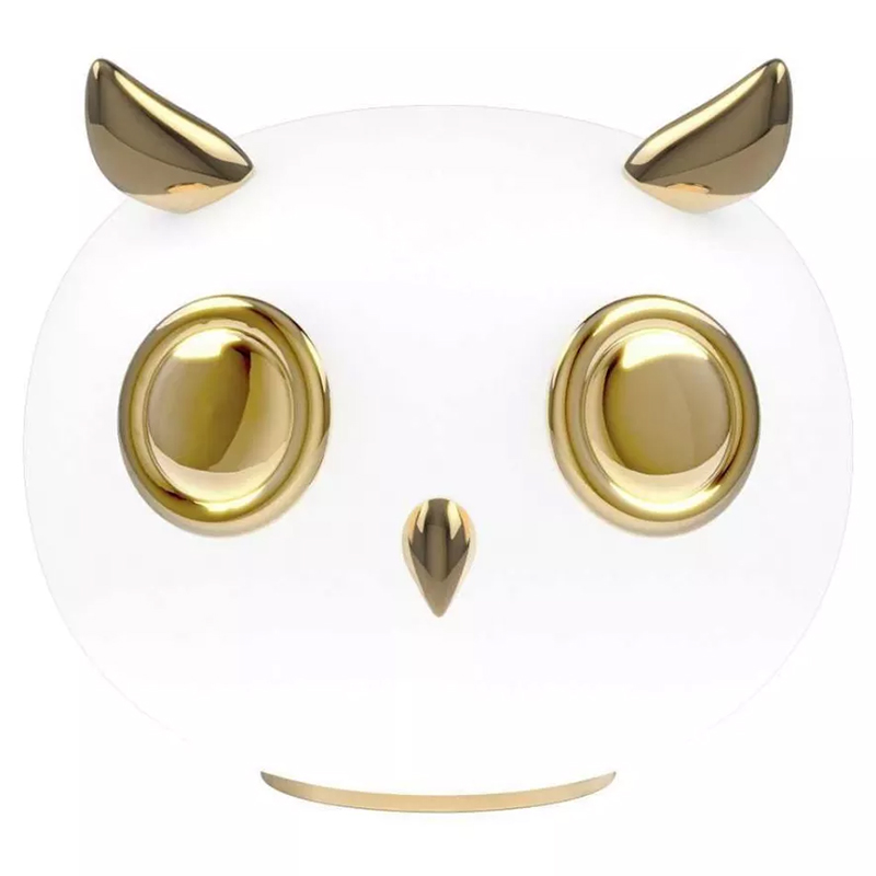 Настольная лампа Moooi Pet Light Uhuh Сова Белое матовое стекло Глянцевое золото Настольная лампа Moooi Pet Light Uhuh Сова Белое матовое стекло Глянцевое золото в Челябинске | Loft Concept