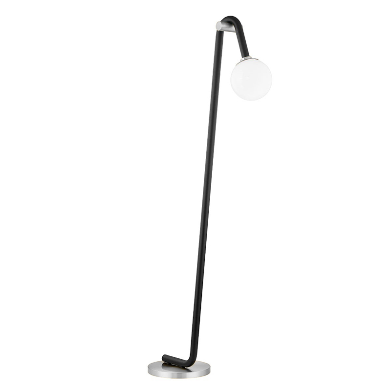 Торшер Paulson floppy floor lamp chrome Черный Хром в Челябинске | Loft Concept 