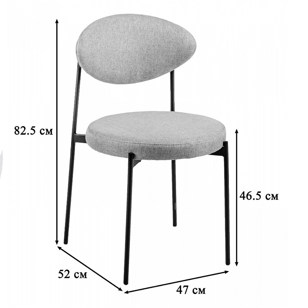 Стул металлический с мягкой спинкой и сиденьем Alfie Chair Стул металлический с мягкой спинкой и сиденьем Alfie Chair в Челябинске