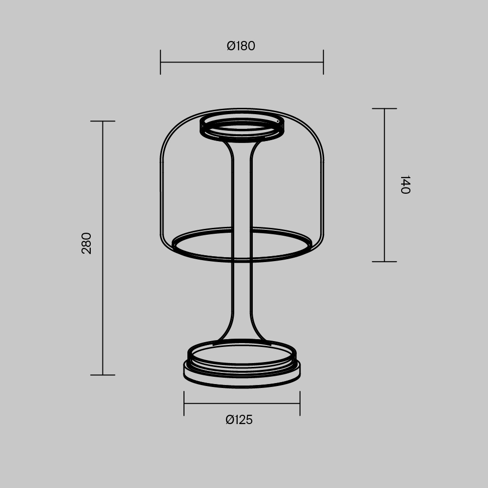 Настольный светильник Spirito 3000К 13Вт в Челябинске