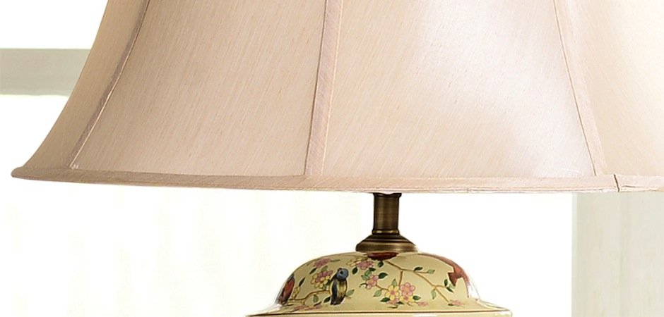 Настольная керамическая лампа с узором Luna - Loft-Concept в Челябинске