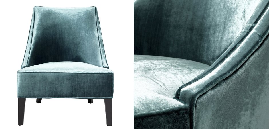 Кресло Eichholtz Chair Dulwich Turquoise Кресло Eichholtz Chair Dulwich Turquoise - Loft-Concept в Челябинске