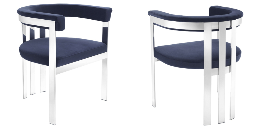 Стул Eichholtz Dining Chair Clubhouse blue Стул Eichholtz Dining Chair Clubhouse blue - Loft-Concept в Челябинске