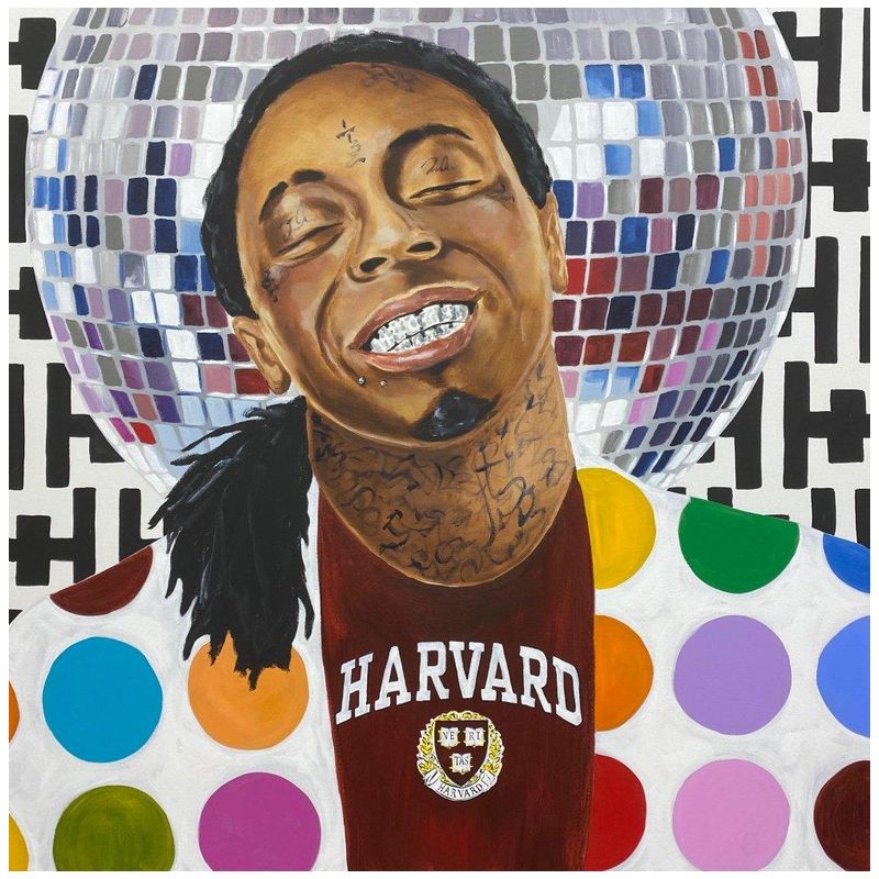 Картина Harvard Disco Weezy Мульти Картина Harvard Disco Weezy Мульти в Челябинске | Loft Concept