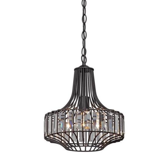 Люстра Glass Plate Pendant #5 Black Черный Люстра Glass Plate Pendant #5 Black Черный в Челябинске | Loft Concept
