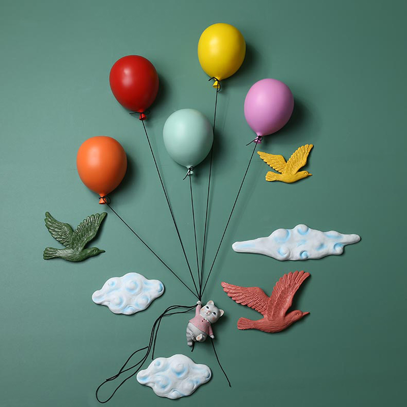 Аксессуар на стену Kitten on Balloon Мульти Аксессуар на стену Kitten on Balloon Мульти в Челябинске | Loft Concept