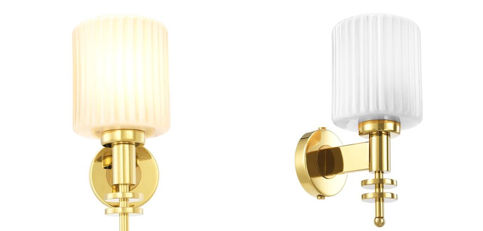 Бра Eichholtz Wall Lamp Ponza Gold Бра Eichholtz Wall Lamp Ponza Gold - Loft-Concept в Челябинске