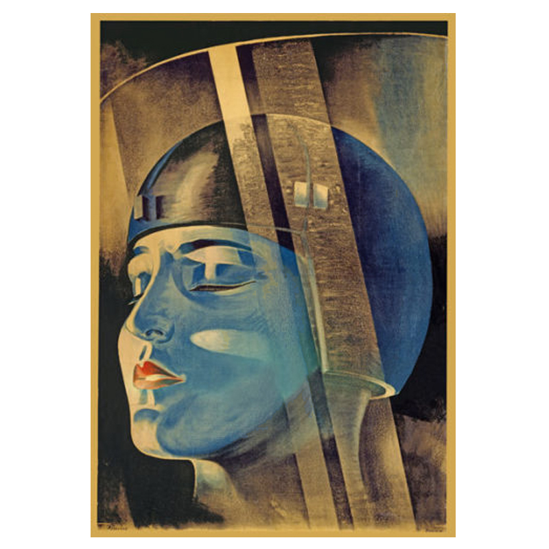 Poster Metropolis Постер "Метрополис" на Холсте Бежево-серый Poster Metropolis Постер "Метрополис" на Холсте Бежево-серый в Челябинске | Loft Concept