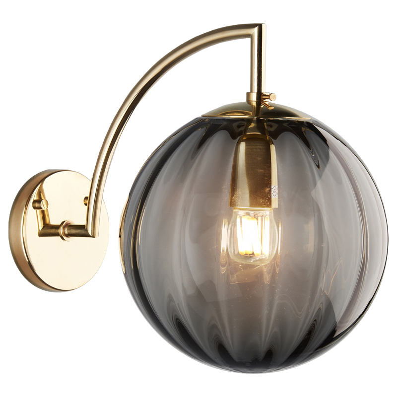 Бра Hector Sconce Gray Глянцевое золото Серый Бра Hector Sconce Gray Глянцевое золото Серый в Челябинске | Loft Concept