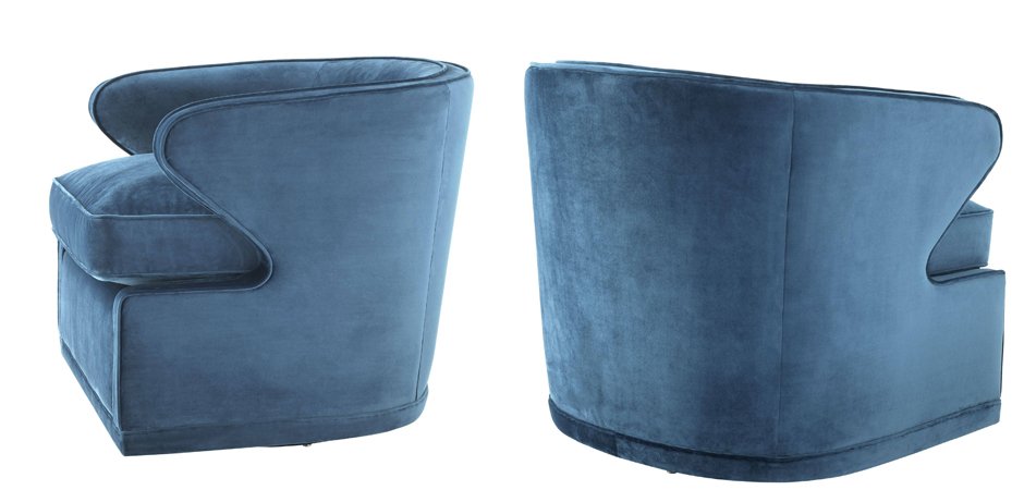 Кресло Eichholtz Chair Dorset Blue Кресло Eichholtz Chair Dorset Blue - Loft-Concept в Челябинске