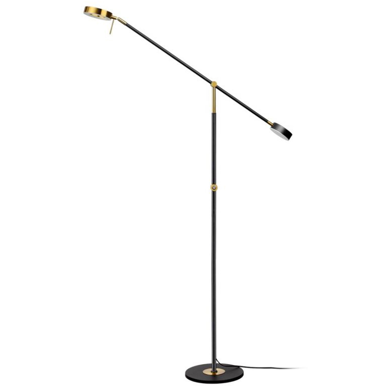 Торшер с регулировкой Bendik Lighting Бронза Черный Торшер с регулировкой Bendik Lighting Бронза Черный в Челябинске | Loft Concept