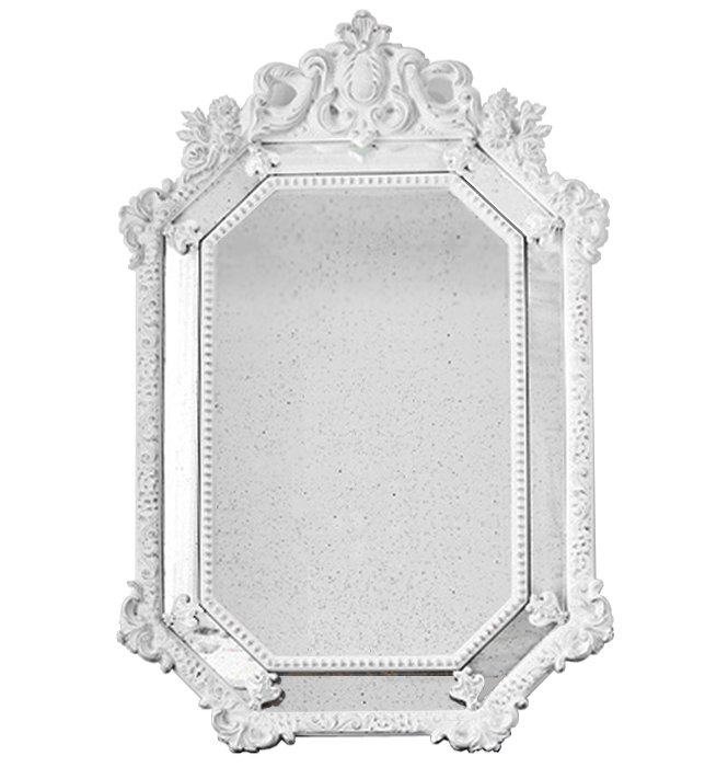 Зеркало Antique ornament White Белый Зеркало Antique ornament White Белый в Челябинске | Loft Concept