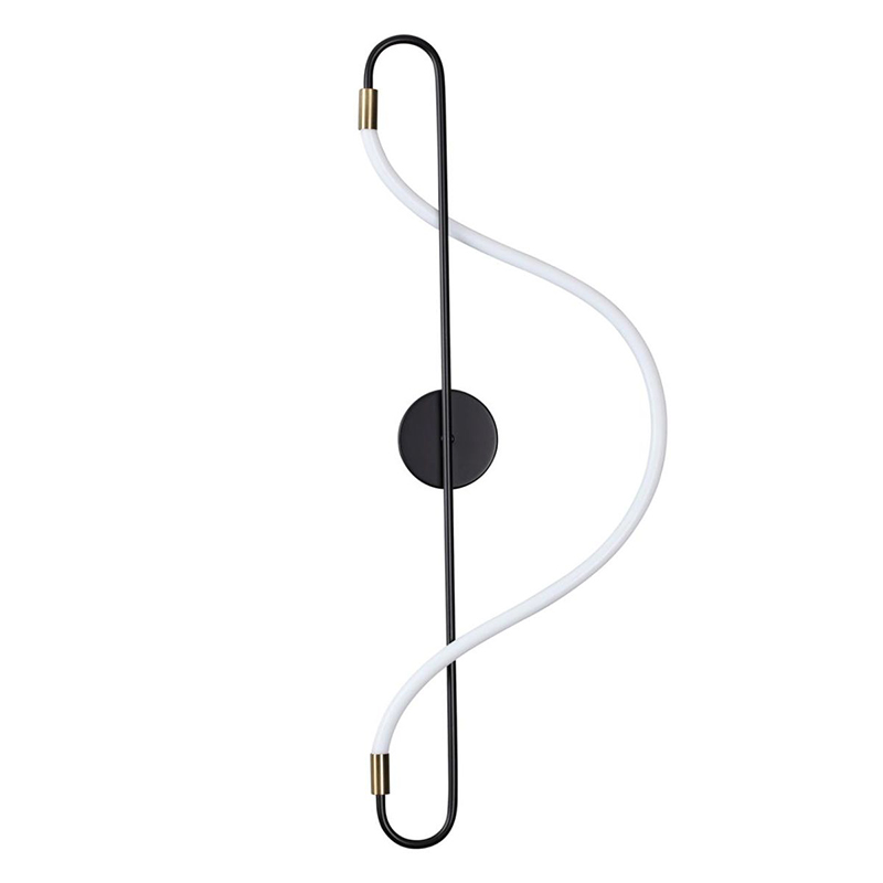 Бра GLORIFY WALL Black Wall lamp 80 Черный Белый Бра GLORIFY WALL Black Wall lamp 80 Черный Белый в Челябинске | Loft Concept