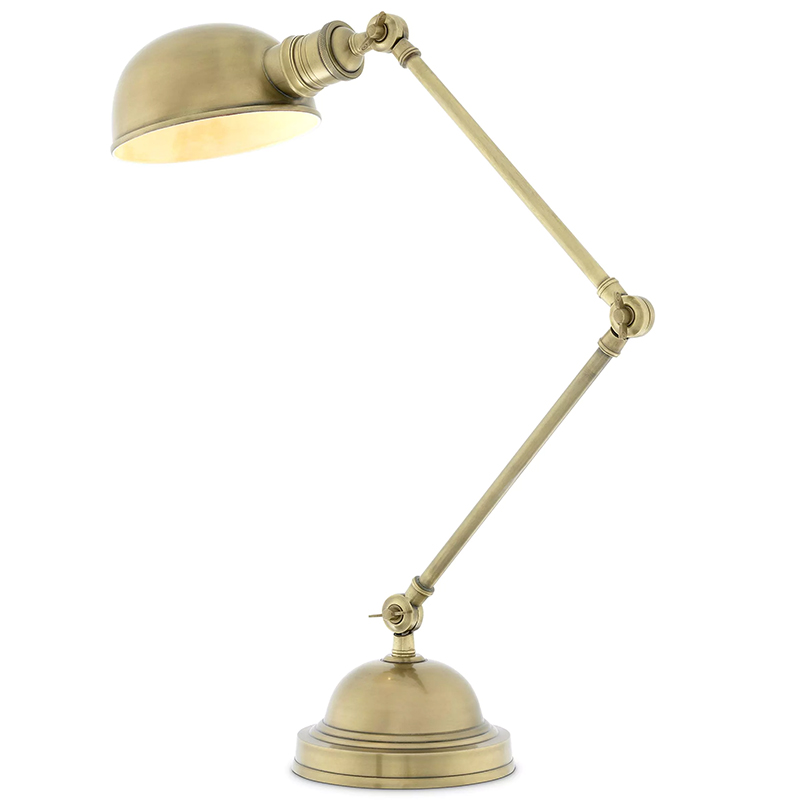 Настольная лампа Eichholtz Desk Lamp Soho Винтажная латунь Латунь Настольная лампа Eichholtz Desk Lamp Soho Винтажная латунь Латунь в Челябинске | Loft Concept