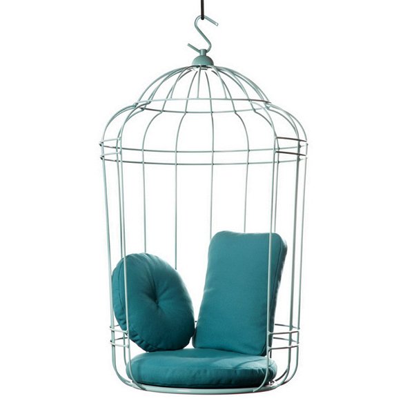 Подвесное кресло "клетка" Swing chair Cage Тёмный циан Дымчатая Роза Серый Терракотовый Желтый Подвесное кресло "клетка" Swing chair Cage Тёмный циан Дымчатая Роза Серый Терракотовый Желтый в Челябинске | Loft Concept