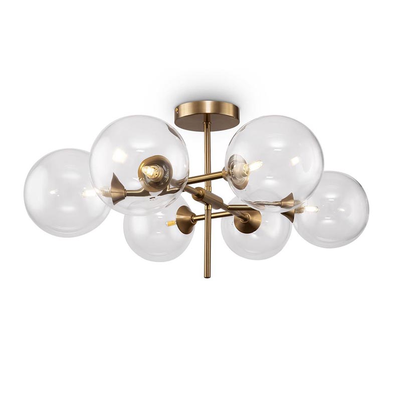 Потолочная люстра Gallotti & Radice Bronze 6 Бронза Потолочная люстра Gallotti & Radice Bronze 6 Бронза в Челябинске | Loft Concept