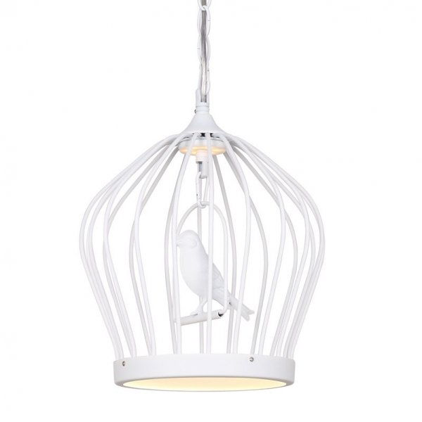 Люстра Birdcage Chandelier White Белый в Челябинске | Loft Concept 