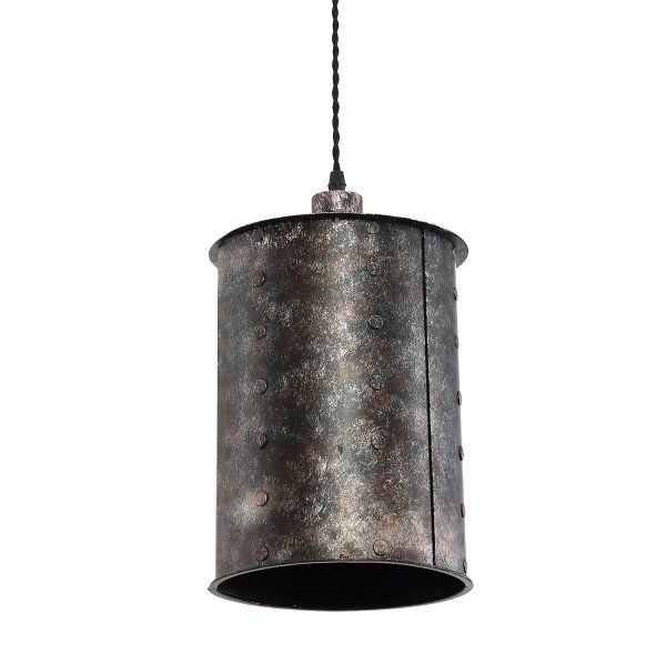 Подвесной светильник Old Metal Long Cylinder Подвесной светильник Old Metal Long Cylinder в Челябинске | Loft Concept