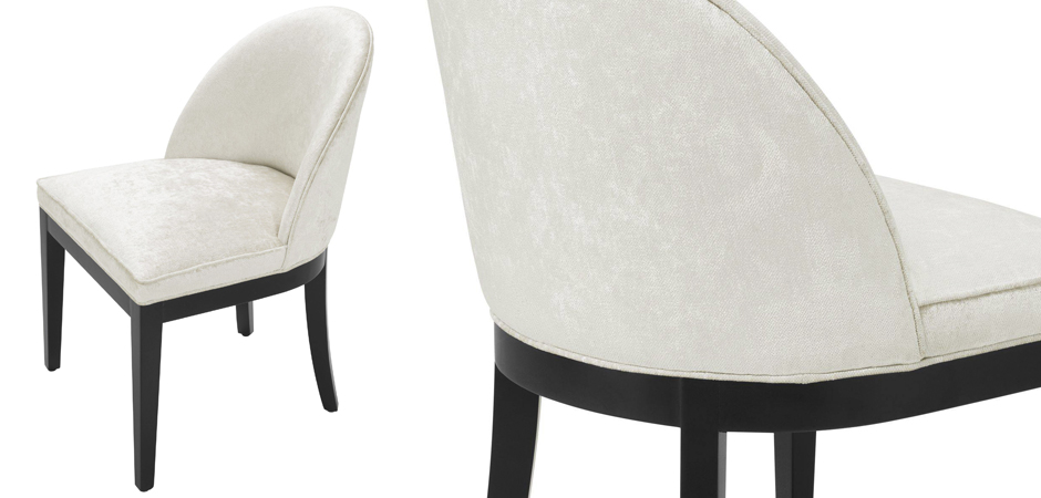 Стул Eichholtz Dining Chair Fallon Mirage off-white Стул Eichholtz Dining Chair Fallon Mirage off-white - Loft-Concept в Челябинске