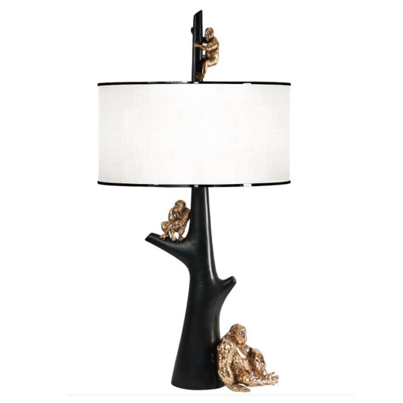 Торшер Koko Lamp By Barlas Baylar 125 cm Бронза Белый Черный в Челябинске | Loft Concept 