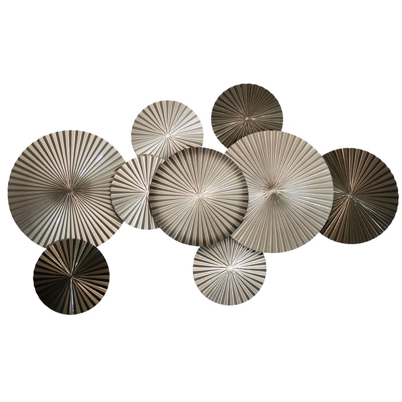 Арт-объект Apollo Champagne and Brown Wall Plaque Disc 9 Золотой Шампань Коричневый Арт-объект Apollo Champagne and Brown Wall Plaque Disc 9 Золотой Шампань Коричневый в Челябинске | Loft Concept