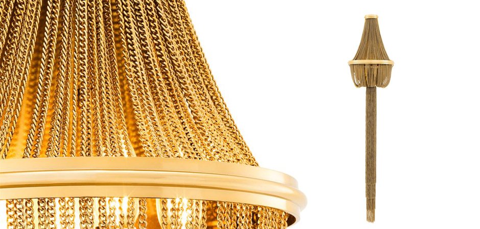Бра Wall Lamp Martinez Gold Бра Wall Lamp Martinez Gold - Loft-Concept в Челябинске