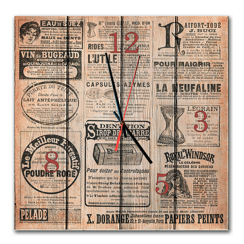 Часы OLD NEWSPAPER Часы OLD NEWSPAPER в Челябинске | Loft Concept