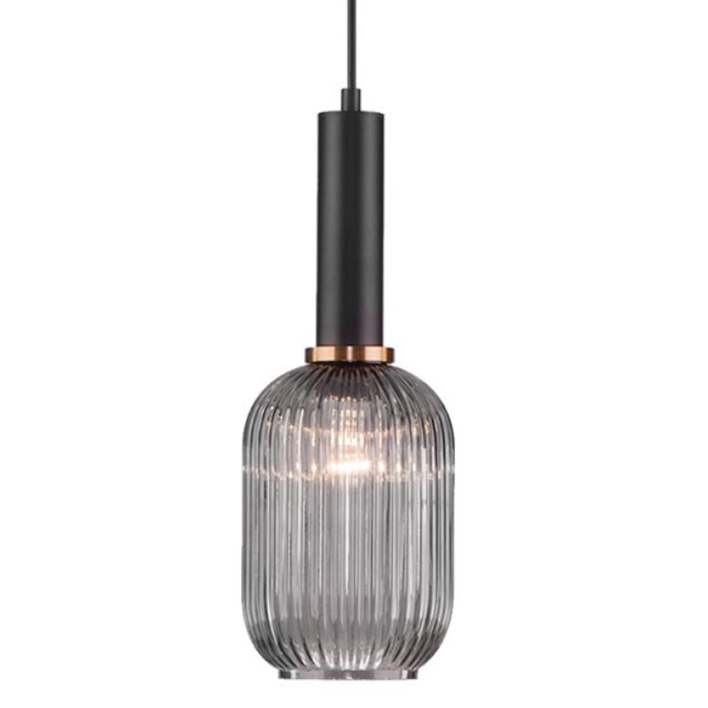 Светильник Ferm Living chinese lantern Gray III Серый (Gray) Черный в Челябинске | Loft Concept 