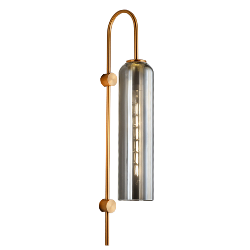 Бра ARTICOLO float Wall Sconce Gray Глянцевое золото Серый Бра ARTICOLO float Wall Sconce Gray Глянцевое золото Серый в Челябинске | Loft Concept