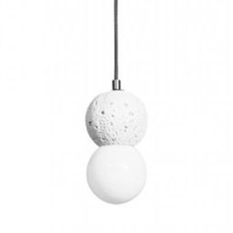 Светильник подвесной Sea foam White диаметр 10 Белый в Челябинске | Loft Concept 