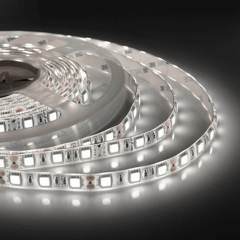 Светодиодная влагозащищенная лента 60Led/m 5050SMD дневной белый 5M Белый Светодиодная влагозащищенная лента 60Led/m 5050SMD дневной белый 5M Белый в Челябинске | Loft Concept