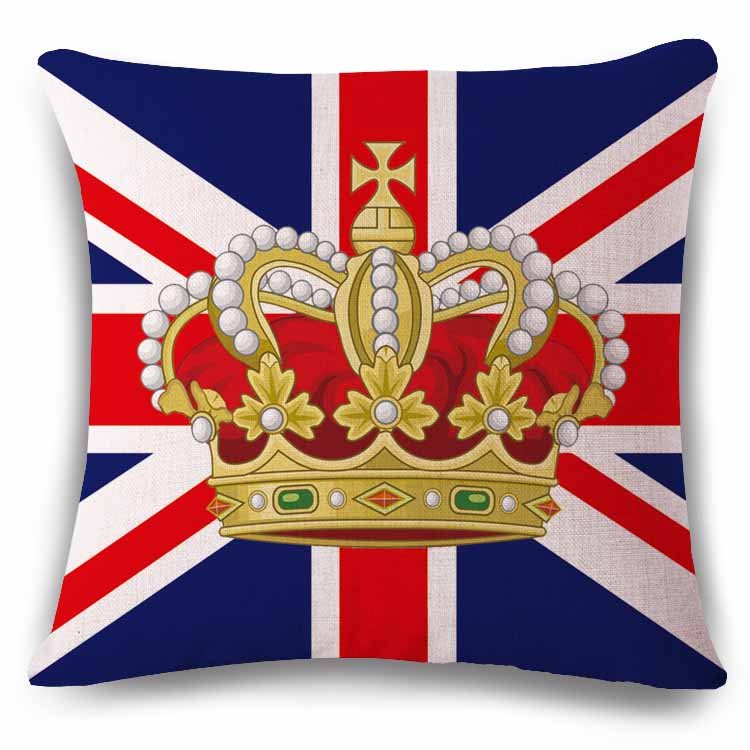 Декоративная подушка God save the Queen Мульти в Челябинске | Loft Concept 