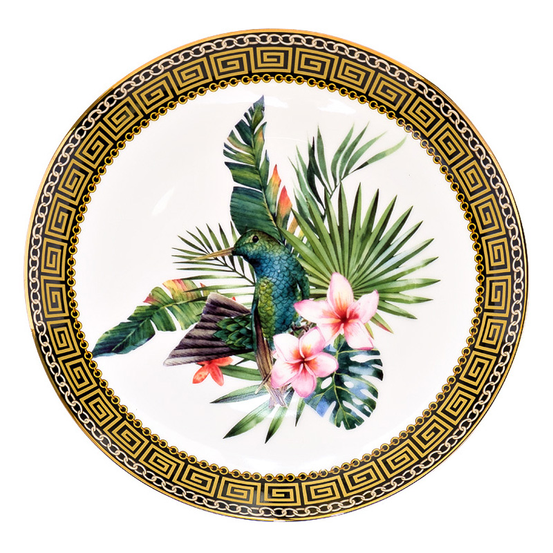 Тарелка TROPICS Pattern Colibri Мульти Тарелка TROPICS Pattern Colibri Мульти в Челябинске | Loft Concept