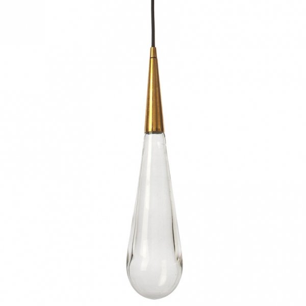 Подвесной светильник Pour Lights by Design Haus Liberty Латунь Прозрачный Подвесной светильник Pour Lights by Design Haus Liberty Латунь Прозрачный в Челябинске | Loft Concept