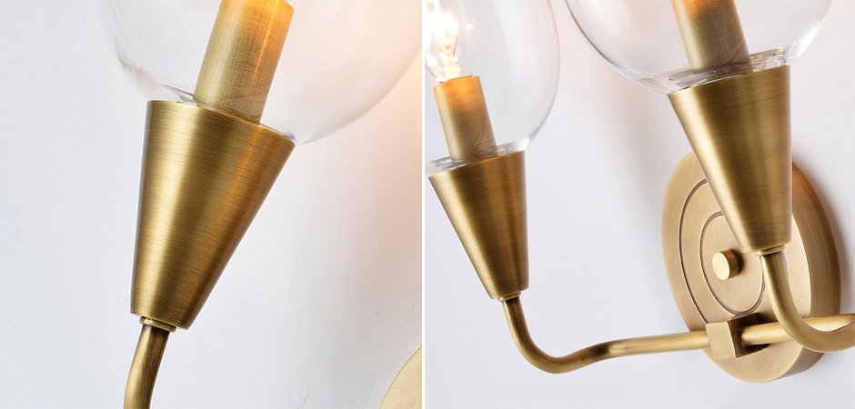 Бра VIOLA WALL Clear Lamp Double Бра VIOLA WALL Clear Lamp Double - Loft-Concept в Челябинске
