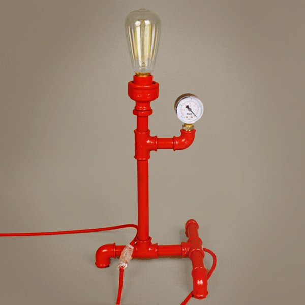 Настольная лампа Table Lamp Red Water Tap Красный Настольная лампа Table Lamp Red Water Tap Красный в Челябинске | Loft Concept