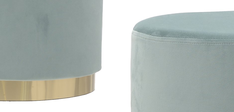 Пуф Golden Belt Turquoise Pastel Пуф Golden Belt Turquoise Pastel - Loft-Concept в Челябинске