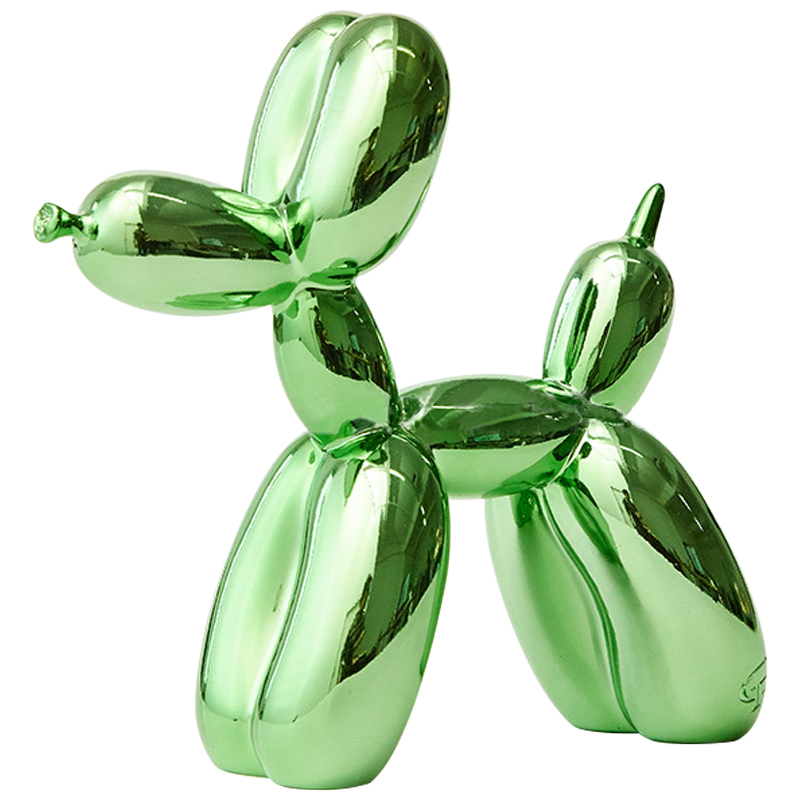 Статуэтка Jeff Koons Balloon Dog Chrome Green Зеленый Статуэтка Jeff Koons Balloon Dog Chrome Green Зеленый в Челябинске | Loft Concept