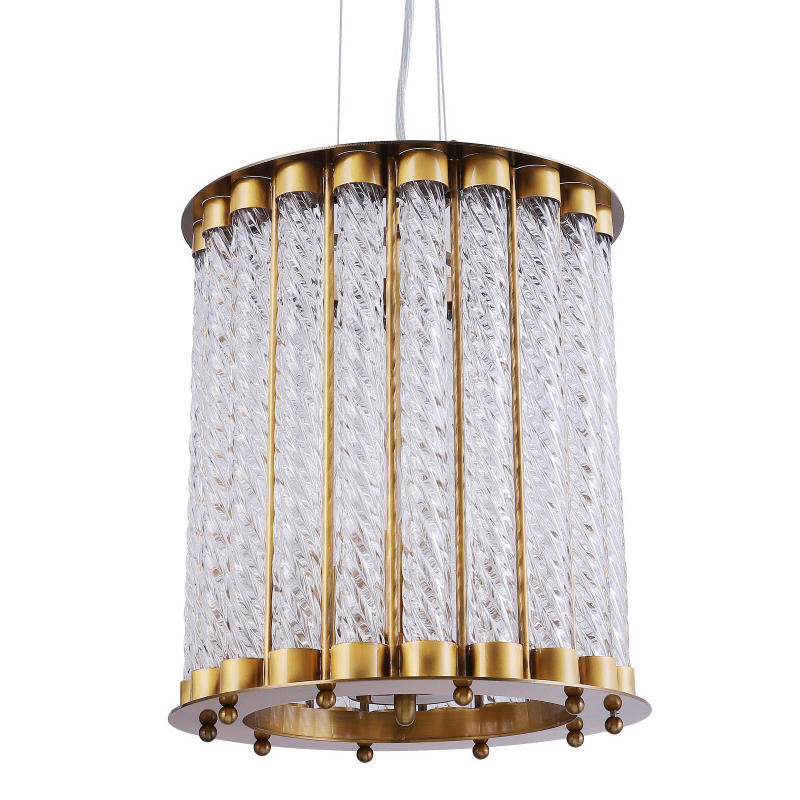 Люстра Lantern Tiziano Chandelier bronze D25 Бронза Прозрачное Стекло Люстра Lantern Tiziano Chandelier bronze D25 Бронза Прозрачное Стекло в Челябинске | Loft Concept