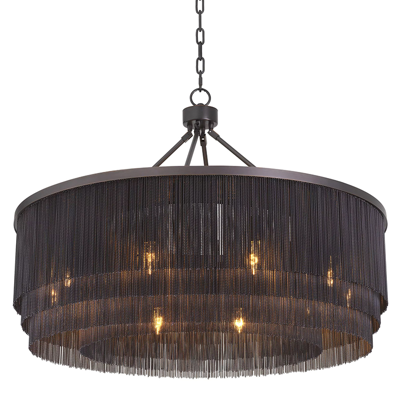 Люстра Eichholtz Chandelier Tissot L Темная бронза Люстра Eichholtz Chandelier Tissot L Темная бронза в Челябинске | Loft Concept