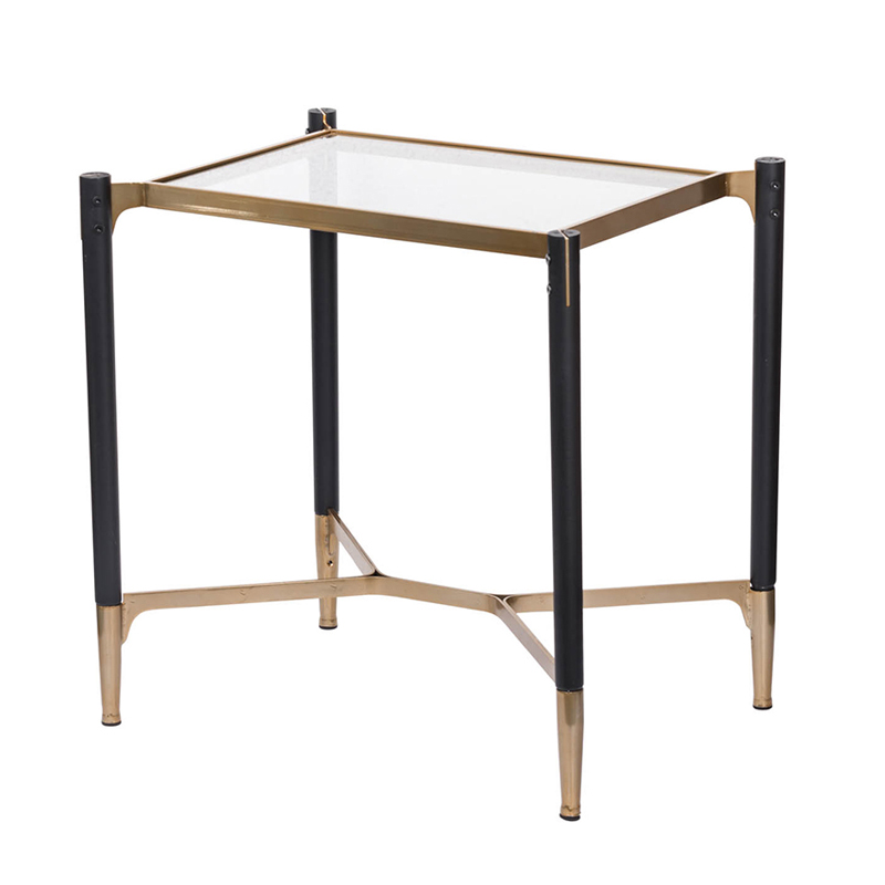 Приставной столик Black & Gold Table Черный матовое золото Приставной столик Black & Gold Table Черный матовое золото в Челябинске | Loft Concept
