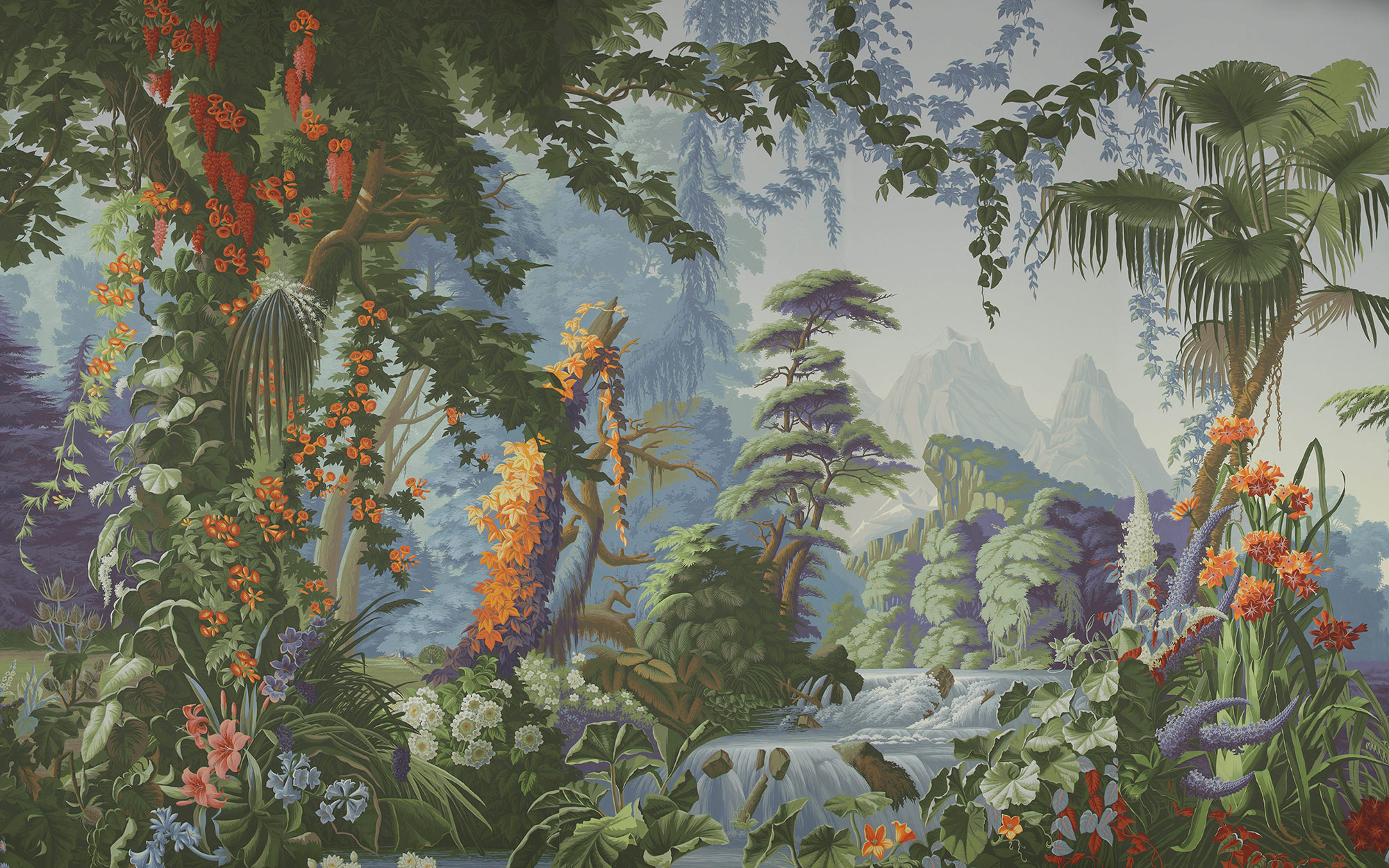 Обои ручная роспись L'Eden Eden on scenic paper Обои ручная роспись L'Eden Eden on scenic paper - постер Loft-Concept в Челябинске