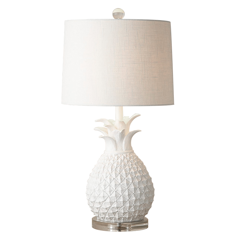 Настольная лампа White Pineapple Table lamp Белый Настольная лампа White Pineapple Table lamp Белый в Челябинске | Loft Concept