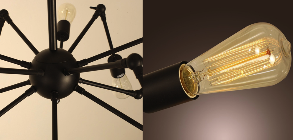Люстра Loft Industrial Sputnik Chandelier Spider Люстра Loft Industrial Sputnik Chandelier Spider - Loft-Concept в Челябинске
