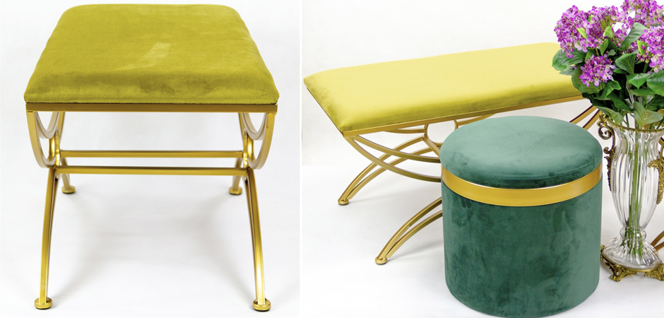 Пуф Art Deco Shapes Yellow Пуф Art Deco Shapes Yellow - Loft-Concept в Челябинске