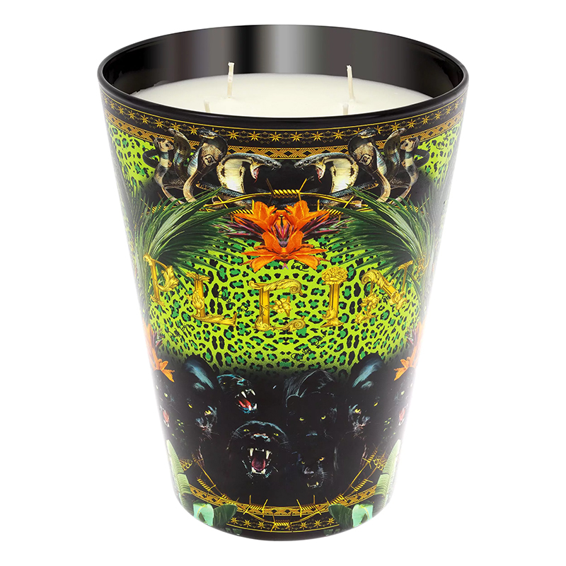 Свеча Philipp Plein Candle Jungle L Черный Мульти Свеча Philipp Plein Candle Jungle L Черный Мульти в Челябинске | Loft Concept