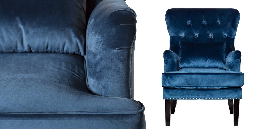 Stony Brook Chair Blue Кресло Stony Brook Chair Blue Кресло - Loft-Concept в Челябинске