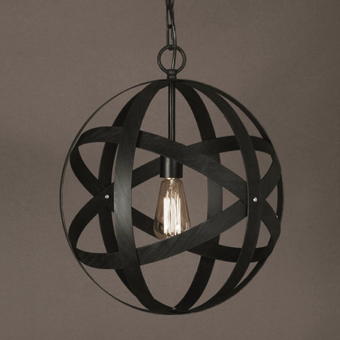 Люстра Metal Sphere Черный Люстра Metal Sphere Черный в Челябинске | Loft Concept